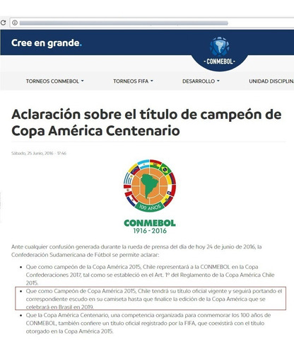 Imagen 6 de 6 de 10 Parches Campeón De América Conmebol 2015 - 3d Mipolera