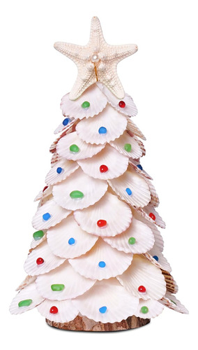 Árbol De Navidad Conchas Marinas Artesanías Hechas Ma...