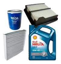 Comprar Kit Filtros Wega + Shell Helix Hx7 10w40 4lts Honda City 1.5