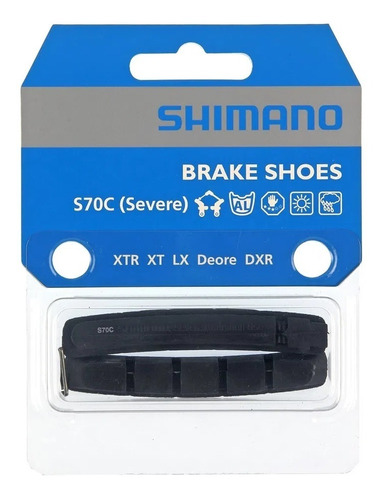 Refil Sapata Freio V-brake Shimano Xtr Deore S70c P/ Bike