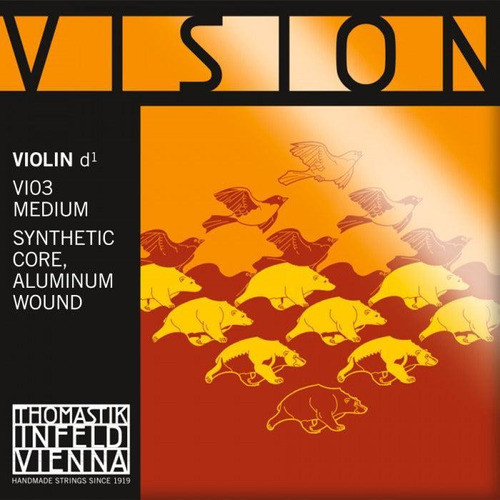 Cuerda 3ra. (d  Re ) Para Violin 4/4  Vision  Thomastik Vi03