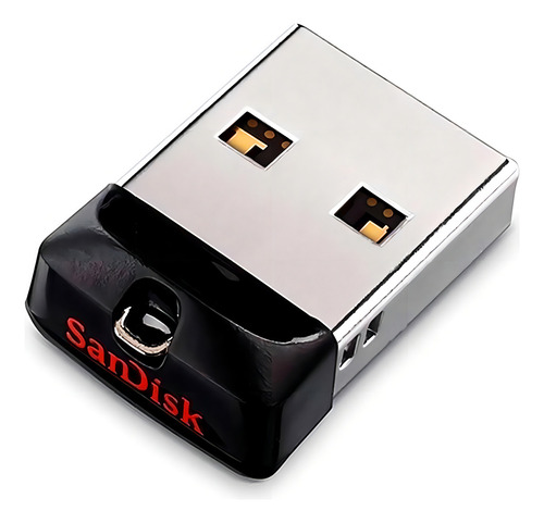 Kit Com 10 Micro Pen Drive Sandisk Cruzer Fit 16 Gb Atacado Cor Preto