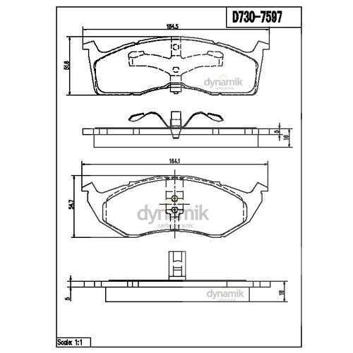 Balatas Delantera Chrysler Grand Caravan 1998-2000 Severe D.