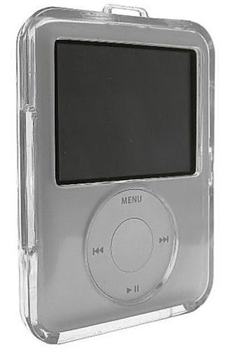 Imagen 3 de 3 de Estuche Acrílico Transparente Y Espejo Para iPod Nano