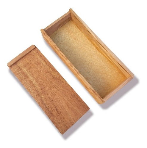 Imagen 3 de 10 de Caja Madera Guindo Multiuso Tapa Corrediza Numero 2