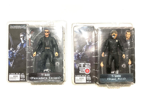 Lote Terminator Neca T-800 Y T-1000 Nuevos Y Cerrados