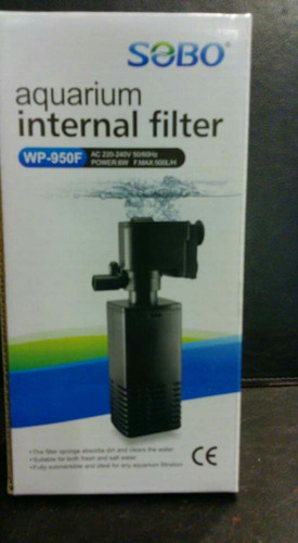 Filtro Sumergible Para Acuario 400 Litros Hora