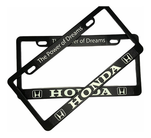 Par De Portaplacas Honda City Civic Insight Accord Hr-v Cr-v