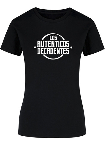 Playera Mujer Los Auténticos Decadentes Mod. 02