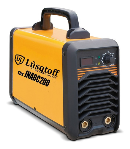 Soldadora Inverter Lusqtoff Dual Mma Tig 200a 5mm 8,7kw 200a Color Naranja Frecuencia 50 hz