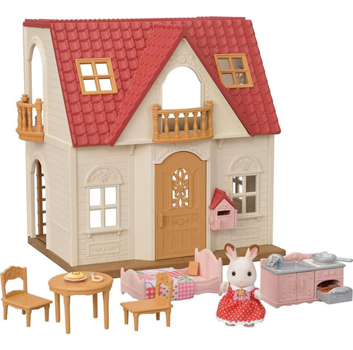 Casa De Muñecas Acogedora Calico Critters Con Muebles