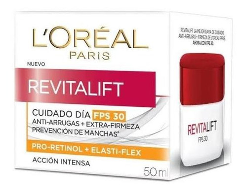 Crema L'oréal Revitalift Antiarrugas Cuidado Día Fps 30