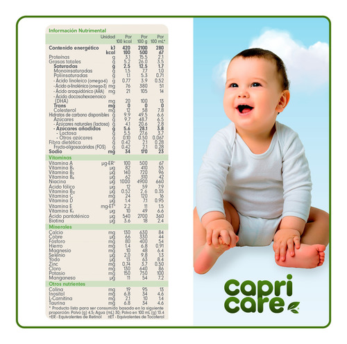 Capricare 2 Formula De Continuacion C/400g