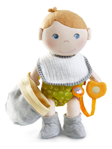 Haba Baby Doll Maxime - Compañero Suave Con Accesorios (la.