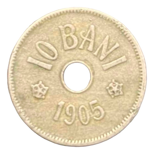 Rumania - 10 Bani - Año 1905 - Km #32 - Anular