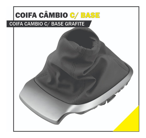 Coifa De Câmbio Cinza Sem Manopla Bola Cobalt 2012 A 2020