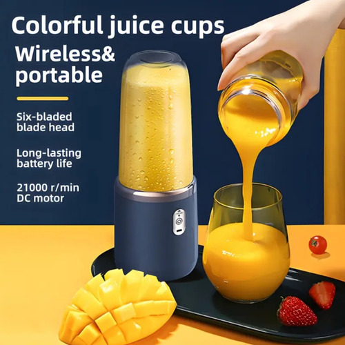 Batidora Licuadora Juguera Portátil Usb Recargable 400ml