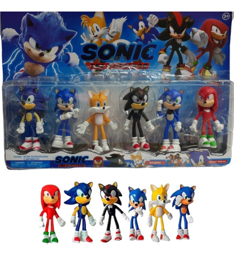 Juguete Blister Sonic Figuras Paquete Completo #toyfeliz