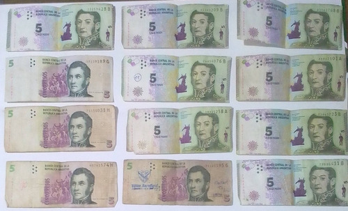 Billete De 5 Pesos