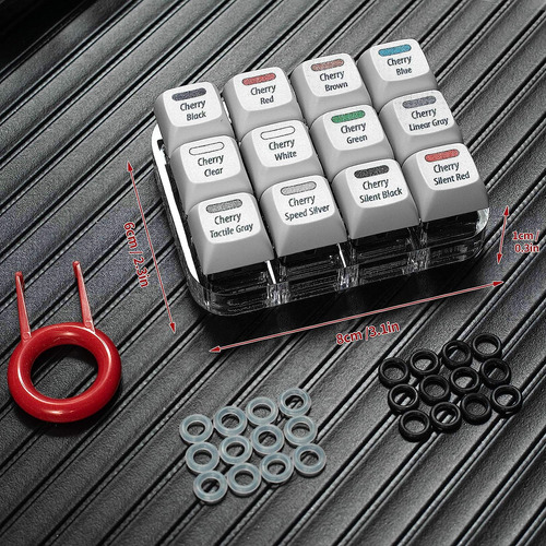 Herramienta Para Probar 12 Cherry Mx Switches + 24 O'rings
