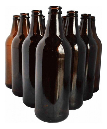 12 Garrafas Litro Cerveja Artesanal Caçula 600ml Sem Tampa