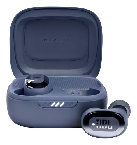 Jbl Live Free 2, Audífonos Inalámbricos Nc Bluetooth, Drivers De 11mm, Reproducción 35 Horas, Asistente De Voz - Azul