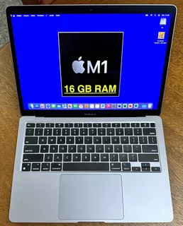 Macbook Air M1. Mem. 16 Gb. Ssd 512 Gb