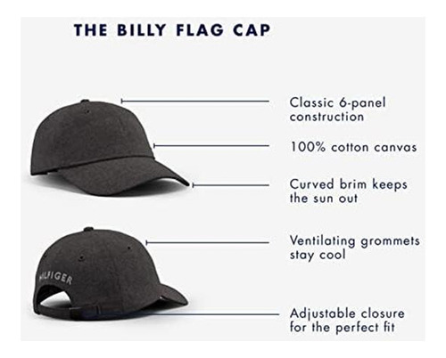 Gorra Tommy Hilfiger Para Hombre Con La Bandera De Billy Cor