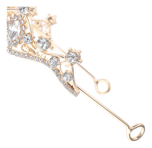 Diadema De Novia Con Forma De Corona Y Diamantes De Imitació