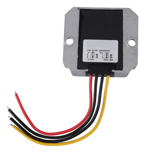 Convertidor De Vehículo Dc-dc 12v/24v A 5v 5a 25w Voltage St