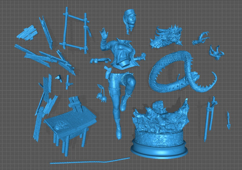Mortal Kombat Sonya Blade Snx Archivos Para Impresión 3d