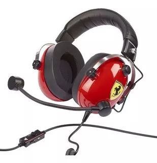 Audífonos Thrustmaster Ferrari T Raicing Ps4 Xbox Nintendo Color Negro