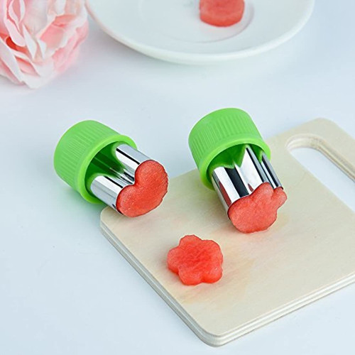 Kuuqa - Juego De Moldes Cortadores De Verduras Para Frutas Y