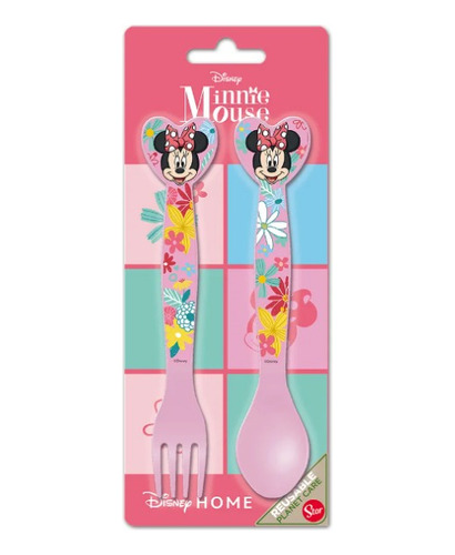 Set 2 Cubiertos Infantiles - Minnie - Disney