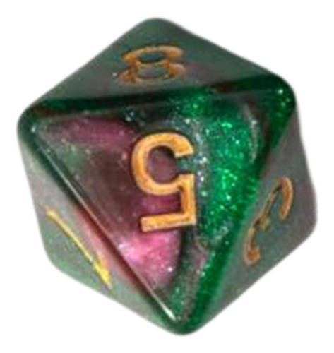 2 Conjunto De Dados Poliédricos 7x D4-d20 Vermelho Verde