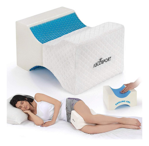 Abco Tech Almohada De Espuma Viscoelástica Para Rodillas Con
