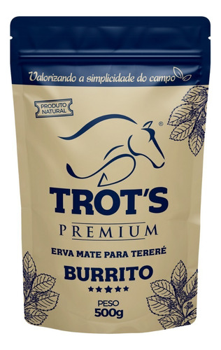 Erva Mate Tereré Premium Trot's 500g Sabor Burrito