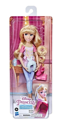 Muñeca Disney Princesas Comfy Squad Aurora E9024 