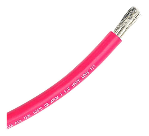 Cable Ancor Marino Para Batería Rojo #4 Awg Cobre Estañado