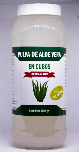 Pulpa De Aloe Vera Organica 100% Natural 1kg