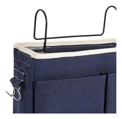 Bake Organizador De Carrito De Cabecera Cama Azul Oscuro