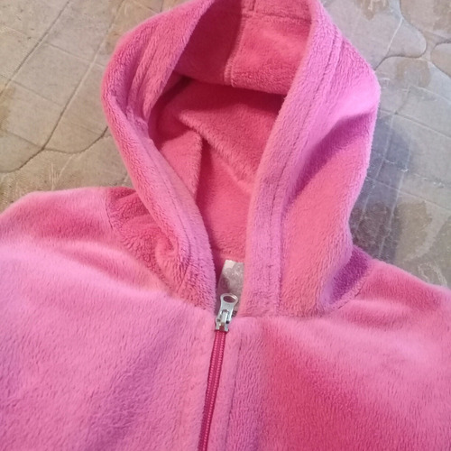 Campera Plush Nenas 9/10 Años Rosa 