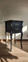 Comprar Mesa De Luz Luis Xv Provenzal Luis Xvi Semimate Negro