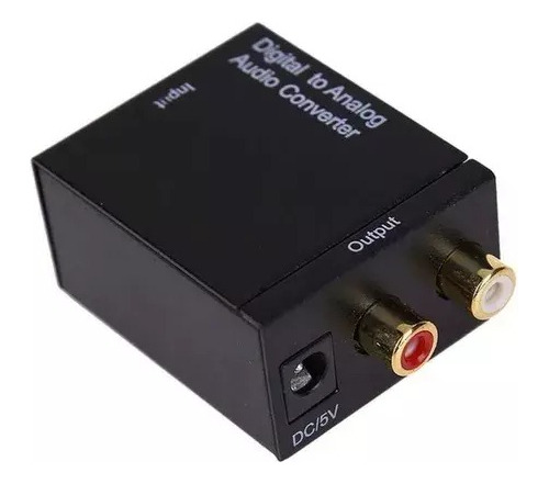 Convertidor Conversor Audio Digital Óptico A Rca + 3.5mm Aux