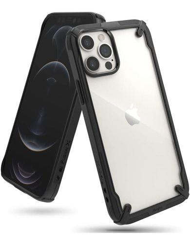 Forro Protector Ringke Fusion X Anti Golpe iPhone 12 Pro Max