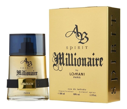 Perfume Lomani Spirit  Millionaire 100ml Caballero