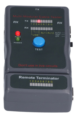 Cable De Red Rj45 Tester Rj11 Usb Bnc Coaxial Wire Line