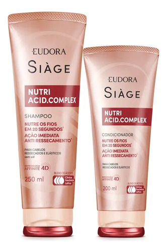 Nutri Acid.complex: Shampoo 250ml + Condicionador 200ml
