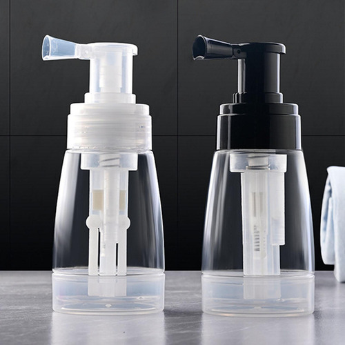 . Para Botella Rociadora De Polvo Rellenable Con Bomba Tapa