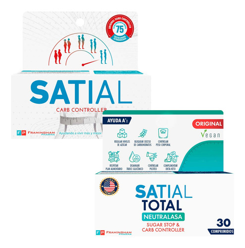 Satial Carb Controller 30cp + Satial Total Neutralasa 30cp